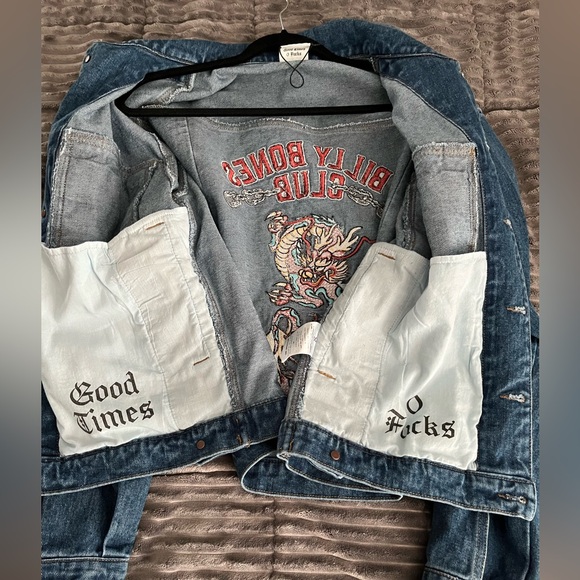 billy bones club Jean jacket - Picture 6 of 6